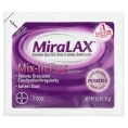 MiraLAX, Mix-In Pack, без зернистости, без добавок, 20 пакетиков по 17 г (0,5 унции)