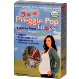 Three Lollies, Органические леденцы Preggie Pops, 3 отличных вкуса, 12 пастилок