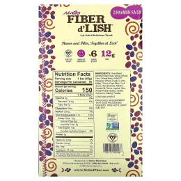 NuGo Nutrition, Fiber d'Lish, коричный изюм, 16 батончиков по 45 г (1,6 унции)