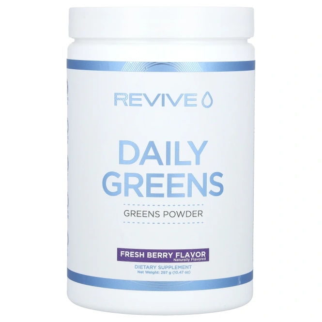 Revive, Daily Greens, свежие ягоды, 297 г (10,47 унции)