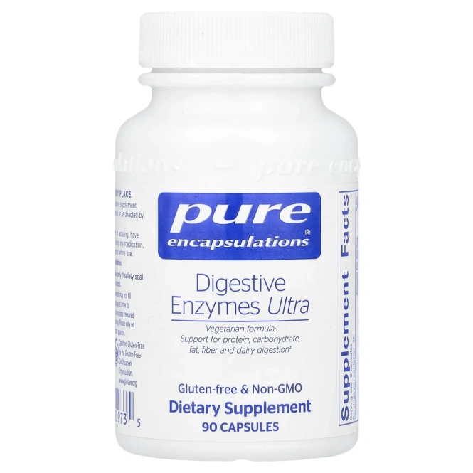 Pure Encapsulations, Digestive Enzymes Ultra, 90 капсул