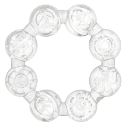 Green Sprouts, Прорезыватель с охлаждающим кольцом, для детей от 6 месяцев, прозрачный, 1 прорезыватель