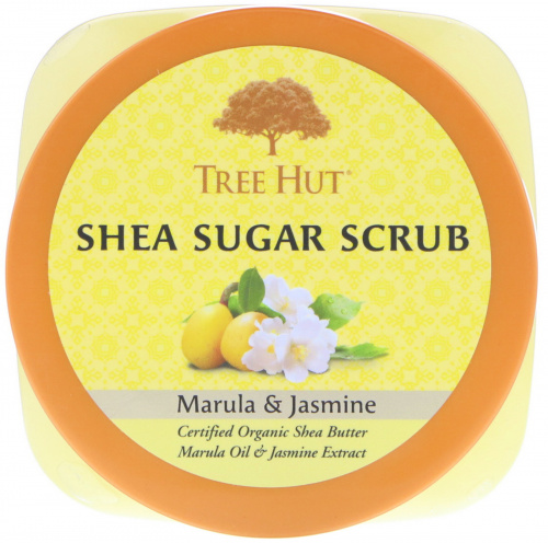 Tree Hut, Shea Sugar Scrub, Marula & Jasmine, 18 oz (510 g)