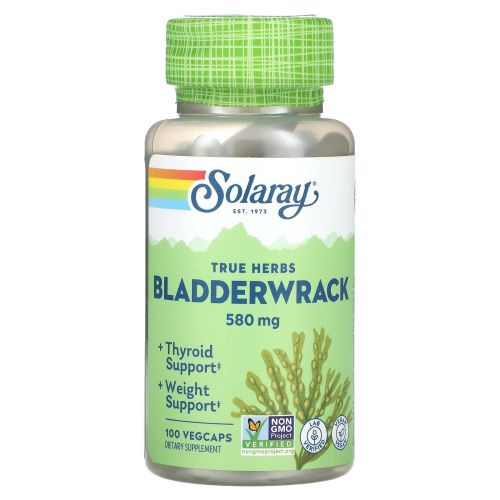 Solaray, Bladderwrack, 580 mg, 100 VegCaps