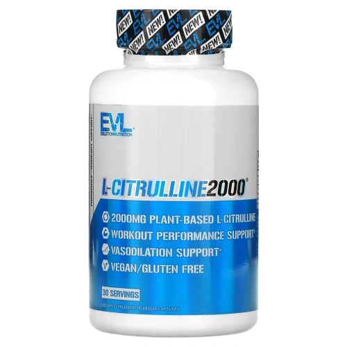 EVLution Nutrition, L-Citrulline2000, 2,000  mg, 90 Veggie Capsules