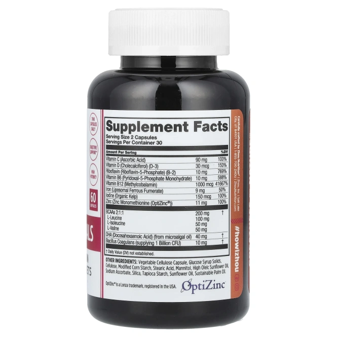 Zhou Nutrition, Vegan Essentials, 60 капсул