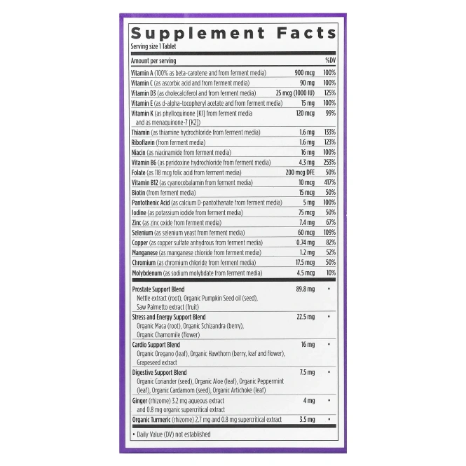 New Chapter, 40+ ежедневный комплекс мультивитиминов для мужчин, 72 таблетки