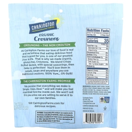 Carrington Farms, Organic Crounons, садовые травы, 134 г (4,75 унции)