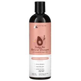 Kin+Kind, зудящая, натуральный шампунь для домашних животных, с авокадо, для собак и кошек, розмарин, 354 мл (12 жидк. унций)