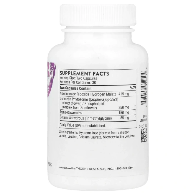 Thorne, ResveraCel, 60 капсул