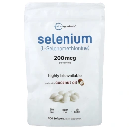 Micro Ingredients, селен, 200 мкг, 500 капсул