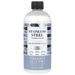 Therapy Clean, Нержавеющая сталь, чистящее средство и полироль, свежая лаванда, 473 мл (16 жидк. унц.)