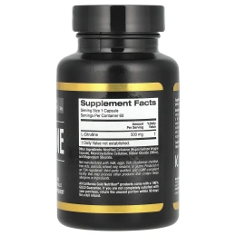 California Gold Nutrition, L-цитруллин, Kyowa Hakko, 500 мг, 60 растительных капсул