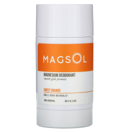 Magsol, Magnesium Deodorant, Sweet Orange,  3.2 oz (95 g)