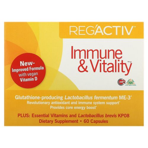 Dr. Ohhira's, Reg'Activ, Immune & Vitality, 60 капсул