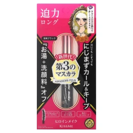 KissMe, Heroine Make, тушь для длинных и локонов, улучшенная пленка, № 01 черный, 6 г (0,21 унции)