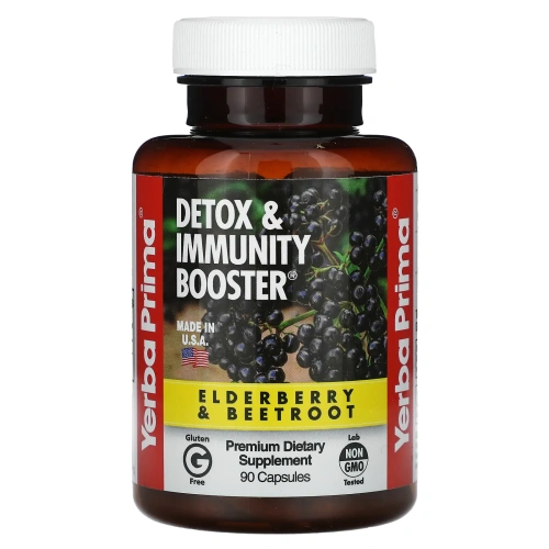 Yerba Prima, Detox & Immunity Booster, 90 Capsules