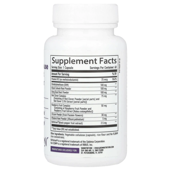 SMNutrition, комплекс для поддержки в период менопаузы, 60 капсул