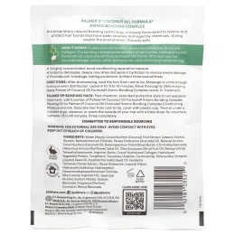 Palmer's, формула с кокосовым маслом и витамином Е, аминокислотный комплекс, укрепляющая и кондиционирующая маска, 60 г (2,1 унции)