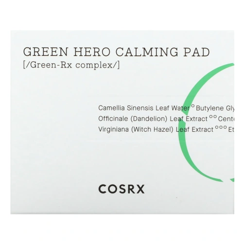 Cosrx, Одностадийная успокаивающая капсула Green Hero, 70 капсул, 4,56 жидкой унции