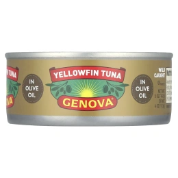 Genova, Желтоперый тунец в оливковом масле, 142 г (5 унций)