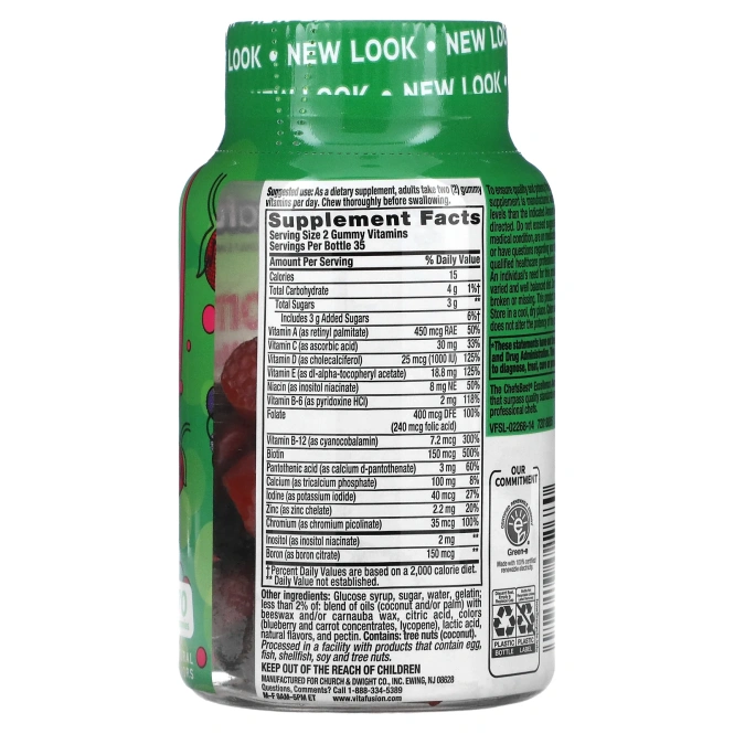 VitaFusion, Мультивитамины для женщин , натуральный вкус ягод, 70 жевательных таблеток