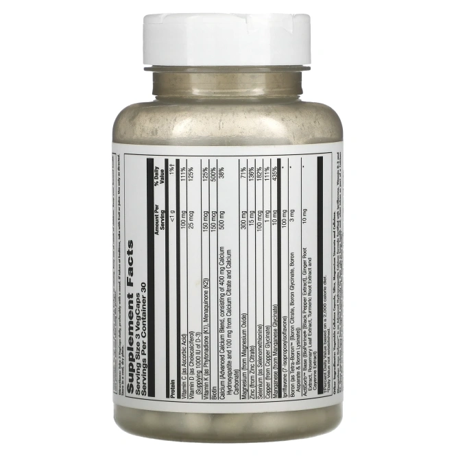 KAL, Защита костей, 90 растительных капсул