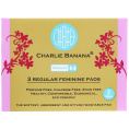 Charlie Banana, Regular Feminine Pads, White, 3 Pads