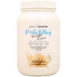 Power Crunch, Proto Whey Ванильный крем 2,1 фунта