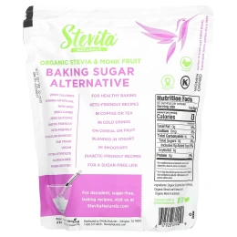 Stevita Naturals, альтернатива сахару для выпечки, органическая стевия и архат, 341 г (12 унций)