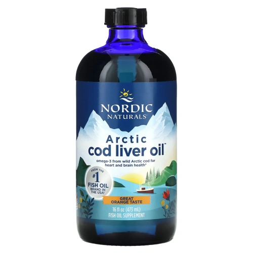 Nordic Naturals, Arctic Cod Liver Oil, Orange, 16 fl oz (437 ml)