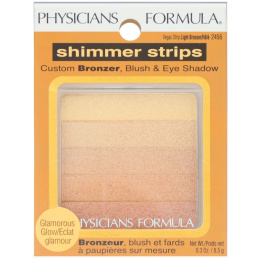 Physicians Formula, Мерцающие полоски, Вегас/легкий бронзер, 8,5 г (0,3 унции)