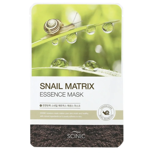 Scinic, Snail Matrix Essence Mask, 1 Sheet, 0.67 fl oz (20 ml)