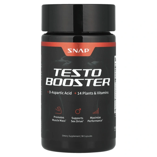 Snap Supplements, Testo Booster, 90 капсул