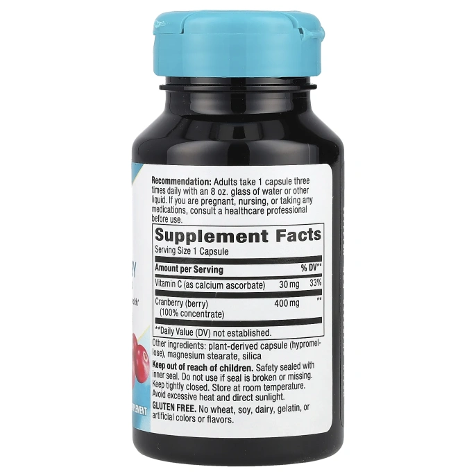 Nature's Way, Клюква, смесь премиального качества, 60 веганских капсул