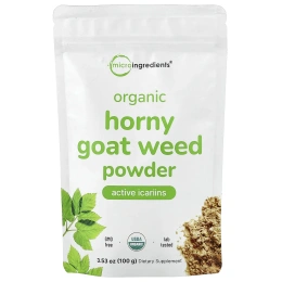Micro Ingredients, порошок из органического горянки, 100 г (3,53 унции)