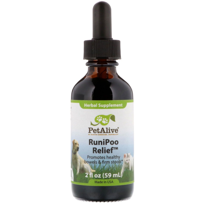 PetAlive, RuniPoo Relief, 2 ж. унц. (59 мл)