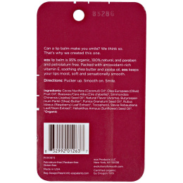 EOS, Бальзам для губ, гранат и малина, 2 шт., .14 унции(4 г) каждый