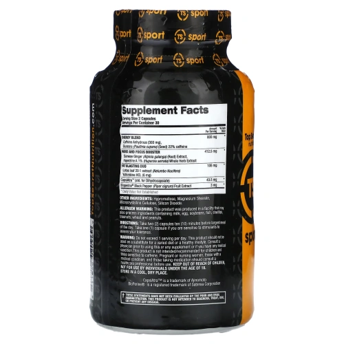 Top Secret Nutrition, Ab Igniter, черный, 60 растительных капсул