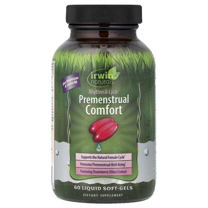 Irwin Naturals, Premenstrual Comfort, 60 желатиновых капсул