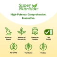 Super Nutrition, комплекс органических грибов с имбирём, 60 вегетарианских капсул