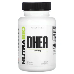 NutraBio, ДГЭА, 100 мг, 60 капсул