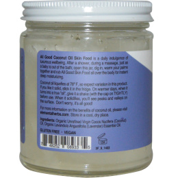 All Good Products, All Good, Органическое кокосовое масло, питание кожи, лаванда, 7.5 ж.унций (222 мл)