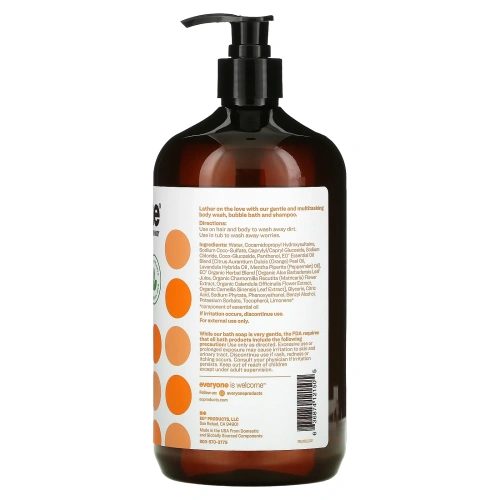 EO Products, Мыло Everyone для любых людей и любых тел, Цитрус + Мята, 960 мл