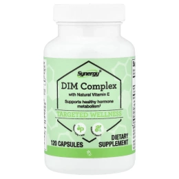 Vitacost, Synergy®, комплекс DIM с натуральным витамином E, 120 капсул