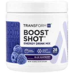 TransformHQ, Boost Shot ™, смесь для энергетических напитков, голубая малина, 140 г (5 унций)