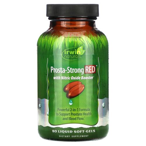 Irwin Naturals, Prosta-Strong RED, 80 мягких капсул с жидкостью