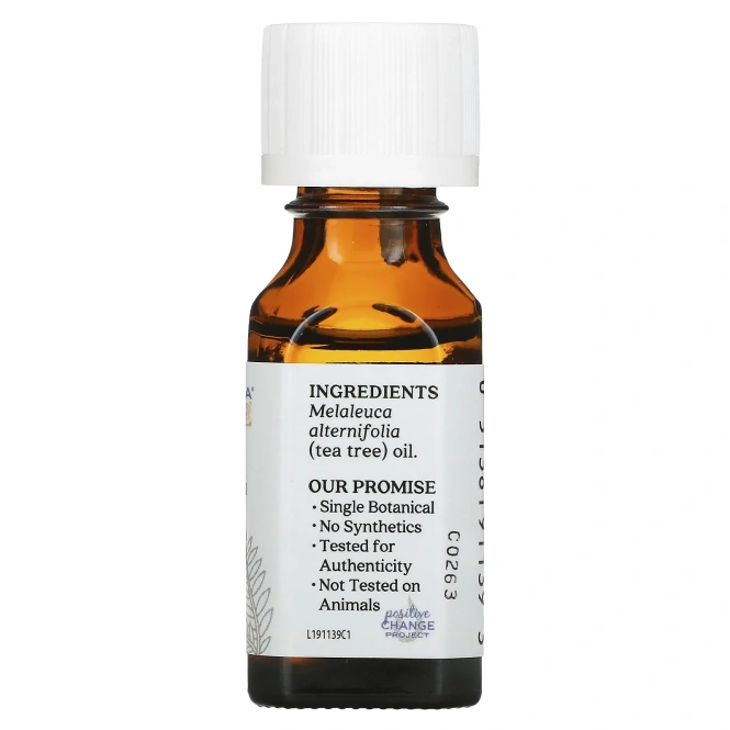 Aura Cacia, Эфирное масло чайного дерева, .5 жидких унций (15 мл)