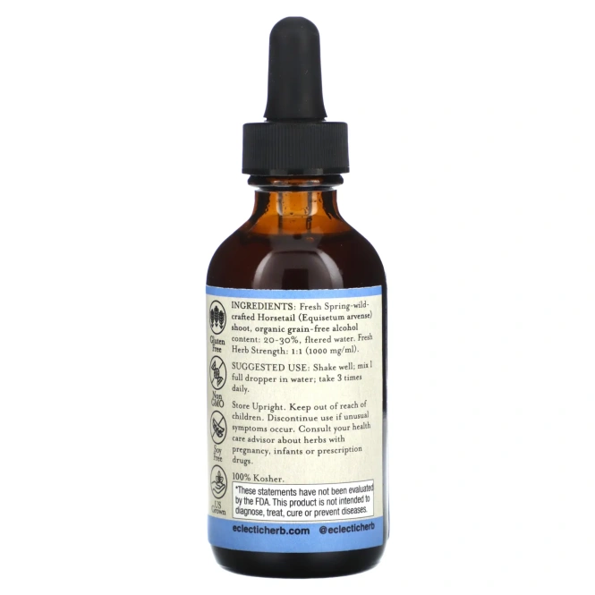Eclectic Institute, Хвощ лесной, экстракт 2 жидких унции (60 мл)