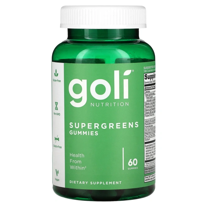 Goli Nutrition, Мармелад Supergreens 60 мармеладок
